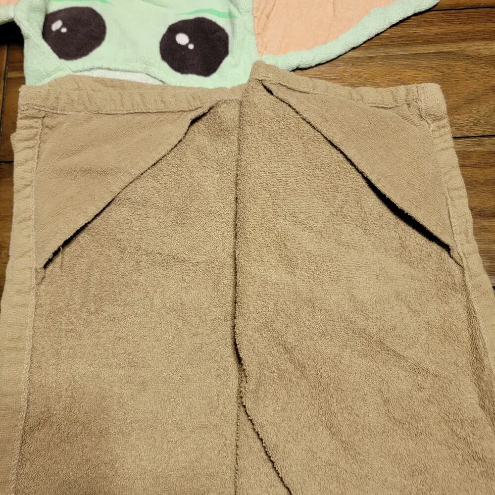 Star Wars Grogu Terry Cloth Hooded Kids Towel 24